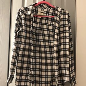 American eagle plaid shirt